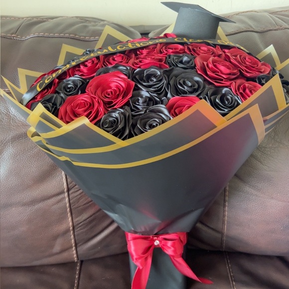 ANY COLOR customizable Ribbon Roses - Picture 4 of 5